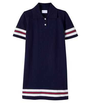 Striped cotton polo dress | Gucci Kids
