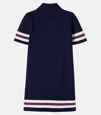 Striped cotton polo dress | Gucci Kids