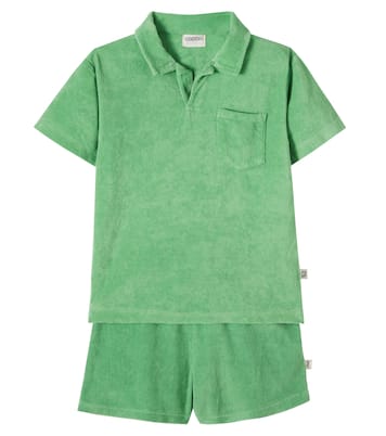 Mael terry polo shirt and shorts set | Cozmo