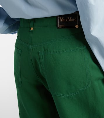Pantaloni Onorata in cotone e lino a gamba larga | 'S Max Mara