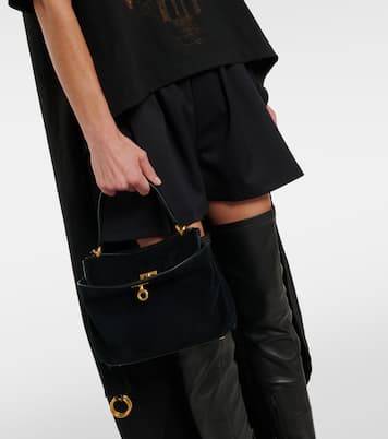 Henkeltasche Rodeo Mini aus Veloursleder | Balenciaga