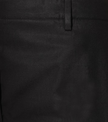 Weite High-Rise-Hose aus Baumwolle | Prada