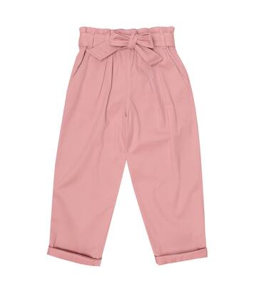 Pantalones de sarga de algodón | Brunello Cucinelli Kids