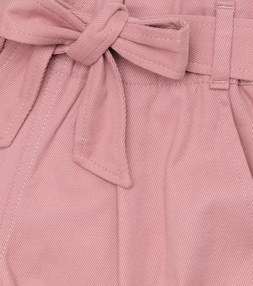 Pantalones de sarga de algodón | Brunello Cucinelli Kids