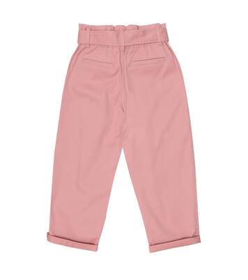 Pantalones de sarga de algodón | Brunello Cucinelli Kids