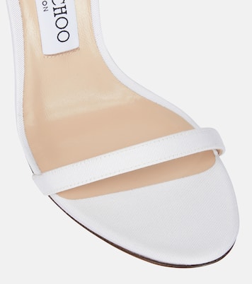 Aveline 100 bow-trimmed sandals | Jimmy Choo