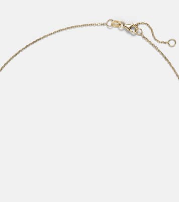 Collana in oro 18kt con smeraldo e diamante | Shay Jewelry