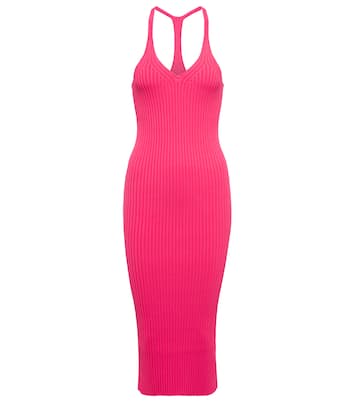 Midikleid aus Rippstrick | Helmut Lang