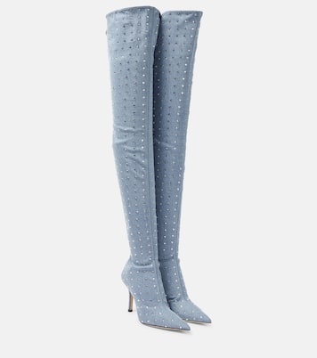 Holly Mama denim over-the-knee boots | Paris Texas