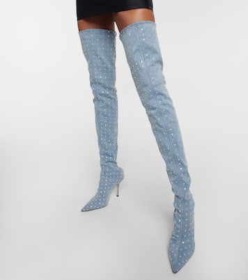 Holly Mama denim over-the-knee boots | Paris Texas