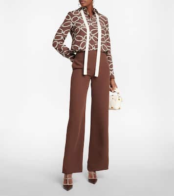 Straight-Fit-Hose aus Seide | Valentino