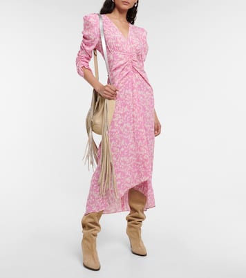 Albini printed silk-blend midi dress | Isabel Marant