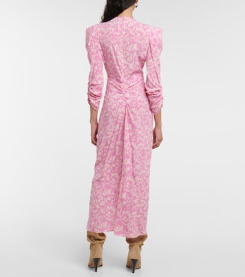 Albini printed silk-blend midi dress | Isabel Marant