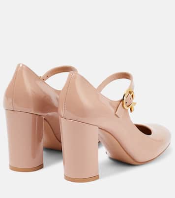 Escarpins Mary Ribbon en cuir verni | Gianvito Rossi