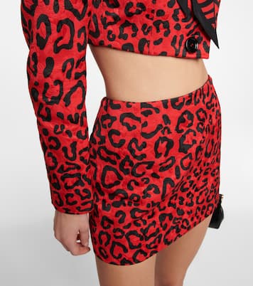 Minifalda con brocado estampada | Dolce&Gabbana
