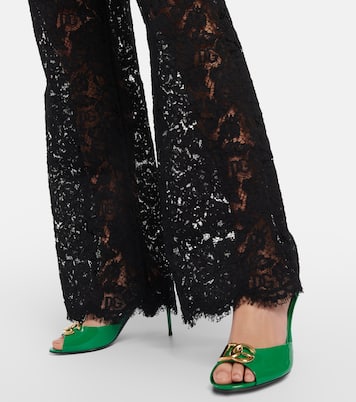 Pantoletten aus Lackleder | Dolce&Gabbana