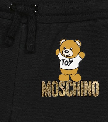 印花棉质针织运动裤 | Moschino Kids