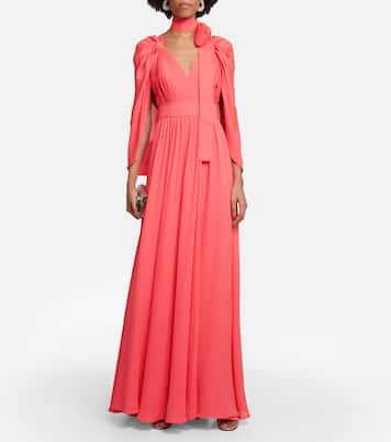 Abito da sera in chiffon di seta | Elie Saab