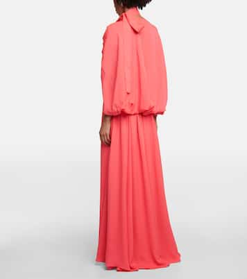 Abito da sera in chiffon di seta | Elie Saab