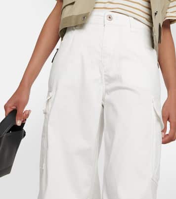 High-Rise-Hose Cargo Moon | AG Jeans