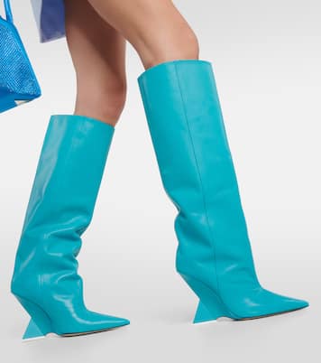 Botas altas Cheope de piel | The Attico