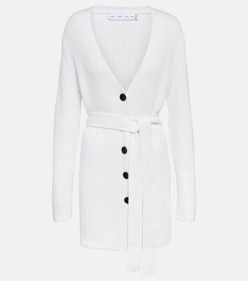 Cárdigan White Label de algodón y cachemir | Proenza Schouler