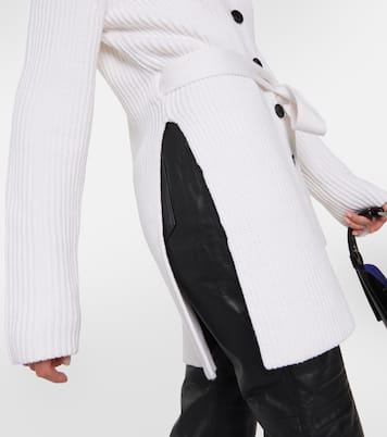 Cárdigan White Label de algodón y cachemir | Proenza Schouler