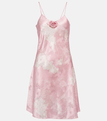 Bedrucktes Minikleid aus Seide | Rodarte