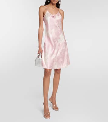Bedrucktes Minikleid aus Seide | Rodarte