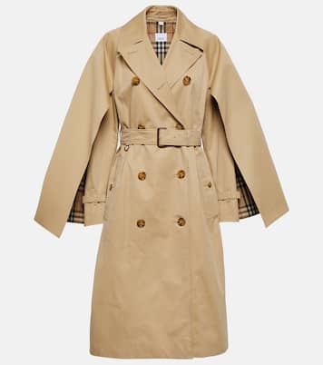 Gabardina de algodón con cinturón | Burberry