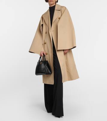 Gabardina de algodón con cinturón | Burberry