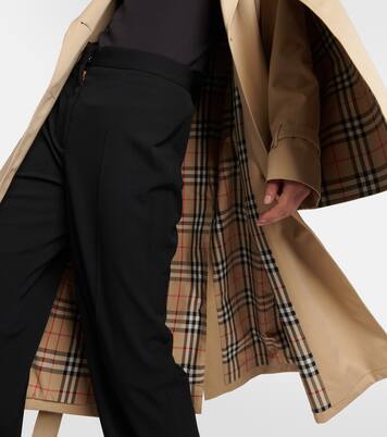 Gabardina de algodón con cinturón | Burberry