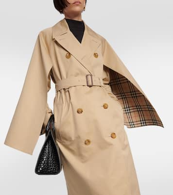 Gabardina de algodón con cinturón | Burberry
