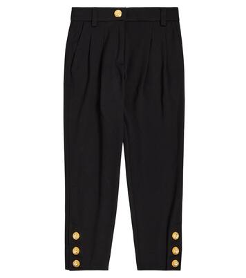Pantaloni a pieghe con decorazione | Balmain Kids