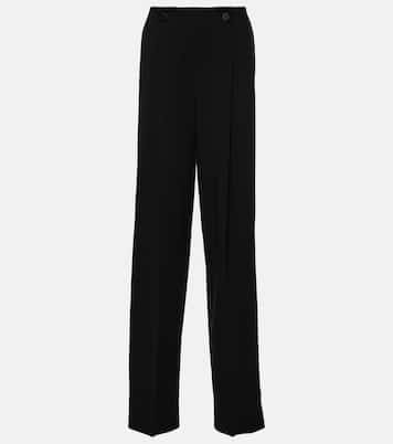 Weite High-Rise-Hose Amedea aus Cady | Max Mara