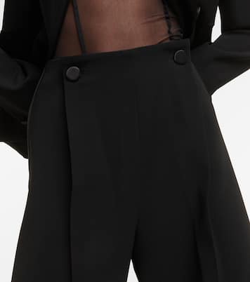 Weite High-Rise-Hose Amedea aus Cady | Max Mara