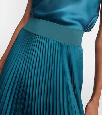 Ade asymmetric crêpe midi skirt | Joseph