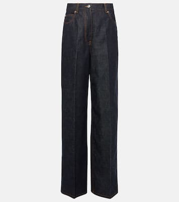 High-Rise Wide-Leg Jeans | Ferragamo
