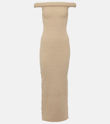 Vestido midi con hombros descubiertos | Toteme