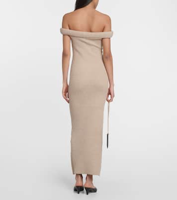 Vestido midi con hombros descubiertos | Toteme