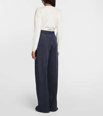 Pantalon ample Benito rayé | Max Mara
