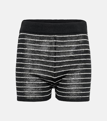 Shorts in maglia di cotone | Brunello Cucinelli