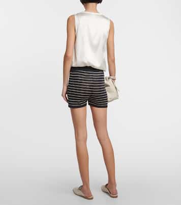Shorts in maglia di cotone | Brunello Cucinelli