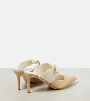 Mules Rali 75 aus Raffiabast und Leder | Jimmy Choo