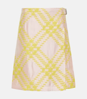 Mini-jupe à carreaux | Burberry