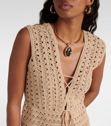 Robe Jennifer en crochet de coton | Anna Kosturova