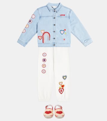 Bestickte Jeansjacke | Stella McCartney Kids