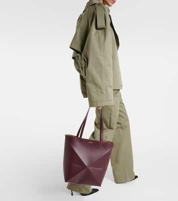 Borsa Puzzle Fold Medium in pelle | Loewe
