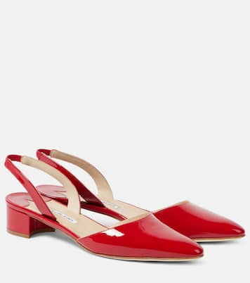 Escarpins Aspro 30 en cuir verni | Manolo Blahnik
