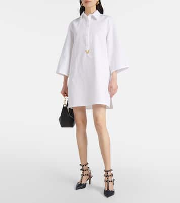 Cotton and linen minidress | Valentino